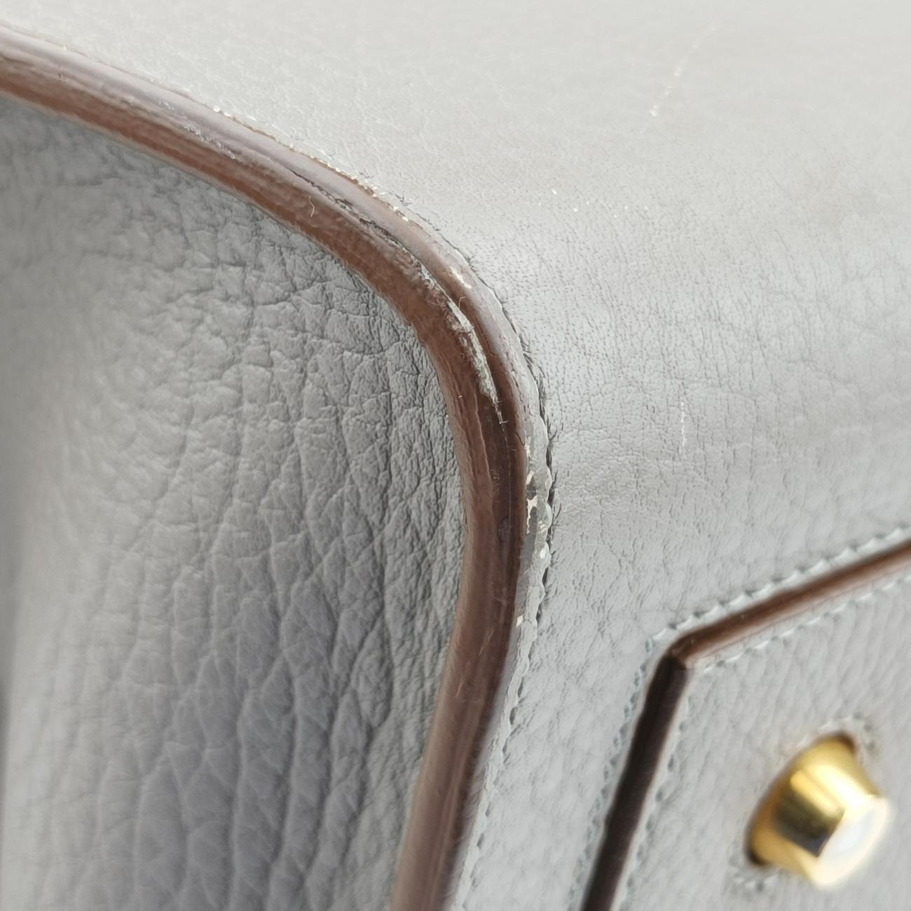 TIE Grey Leather S-CE-4144タイ グレー レザー S-CE-4144