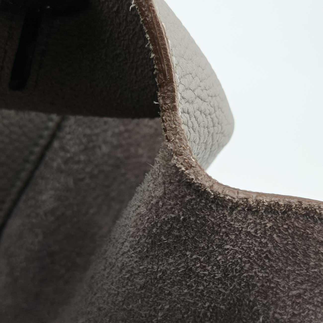 TIE Grey Leather S-CE-4144タイ グレー レザー S-CE-4144