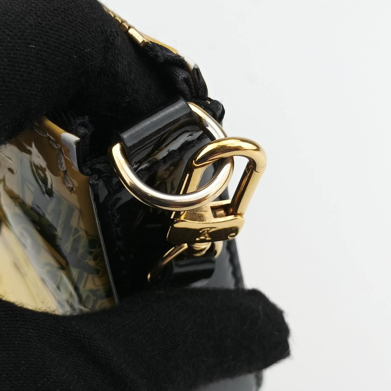 Pochette Accessoires Sticker White×multi Vernis M90928 DR0175ポシェット アクセソワール スティッカー ブロン×マルチ ヴェルニ M90928 DR0175