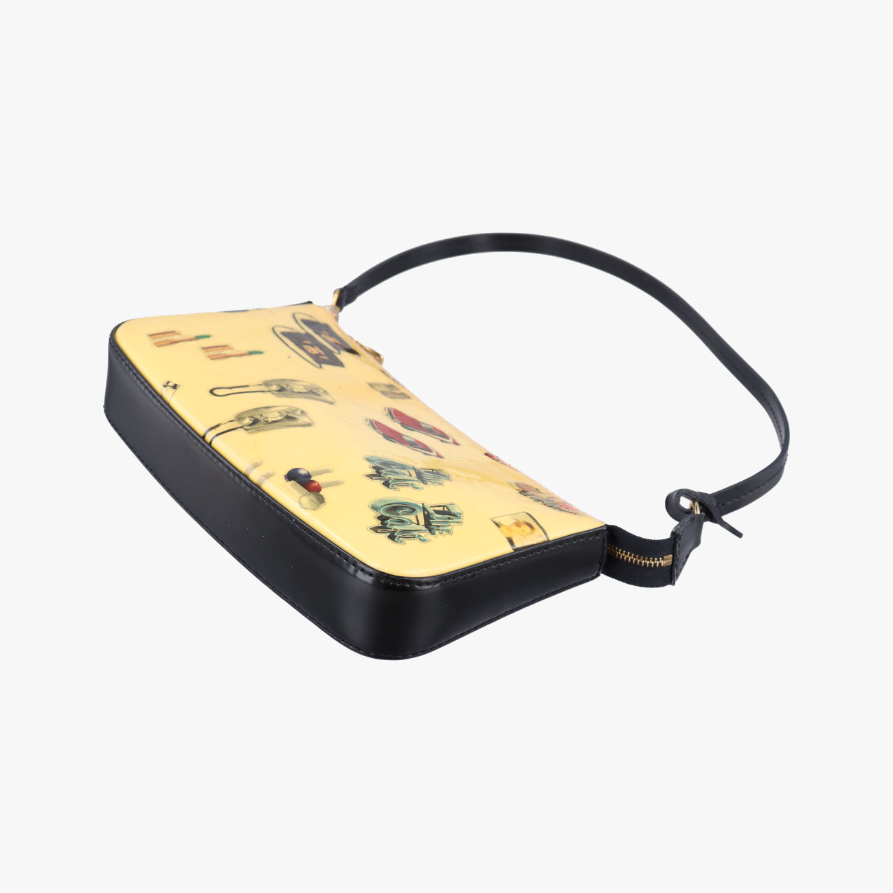 Pochette Accessoires Sticker White×multi Vernis M90928 DR0175ポシェット アクセソワール スティッカー ブロン×マルチ ヴェルニ M90928 DR0175