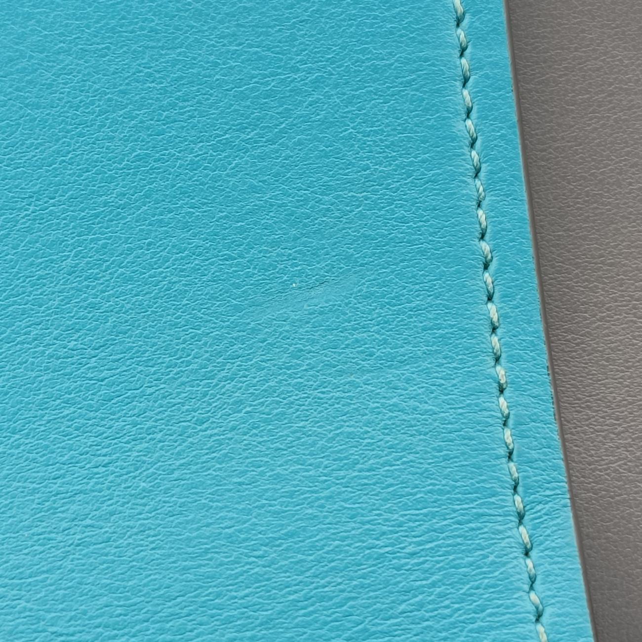 Plex Ribbon black×green×grey Leather 1BD067 7/Dプレックス リボン ブラック×グリーン×グレー レザー 1BD067 7/D