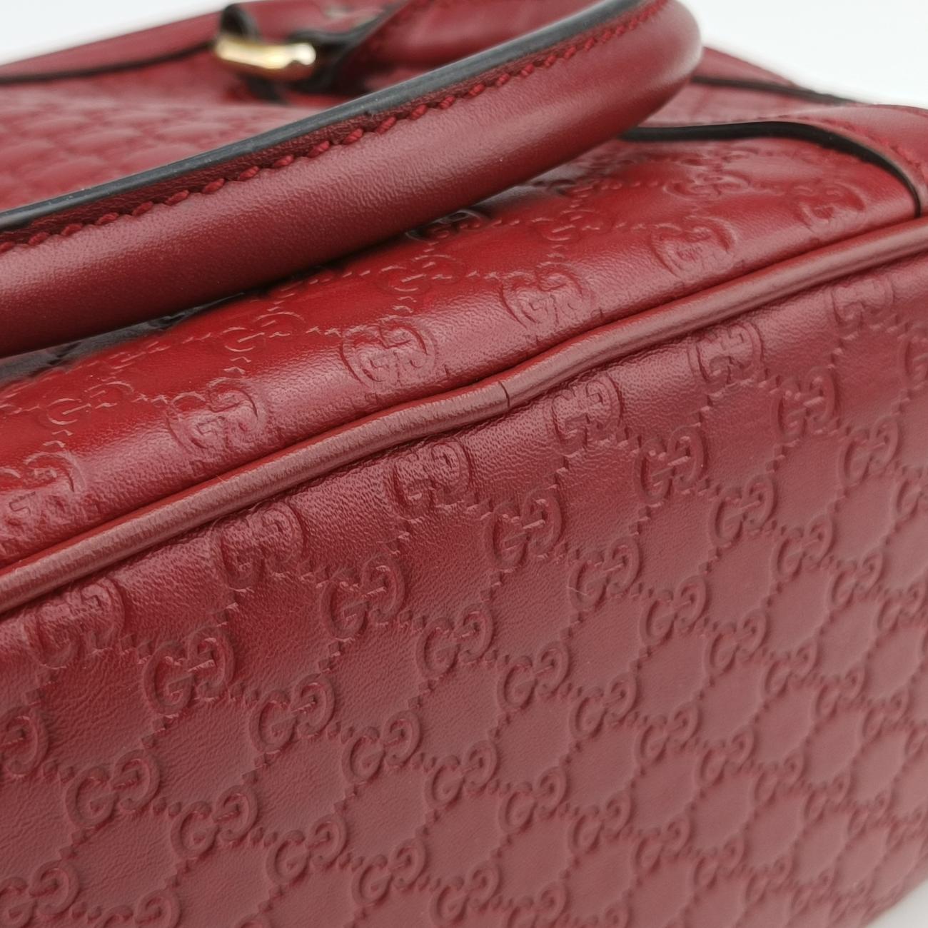 Microguccissima Red Leather 449654 E027942074マイクログッチシマ レッド レザー 449654 E027942074