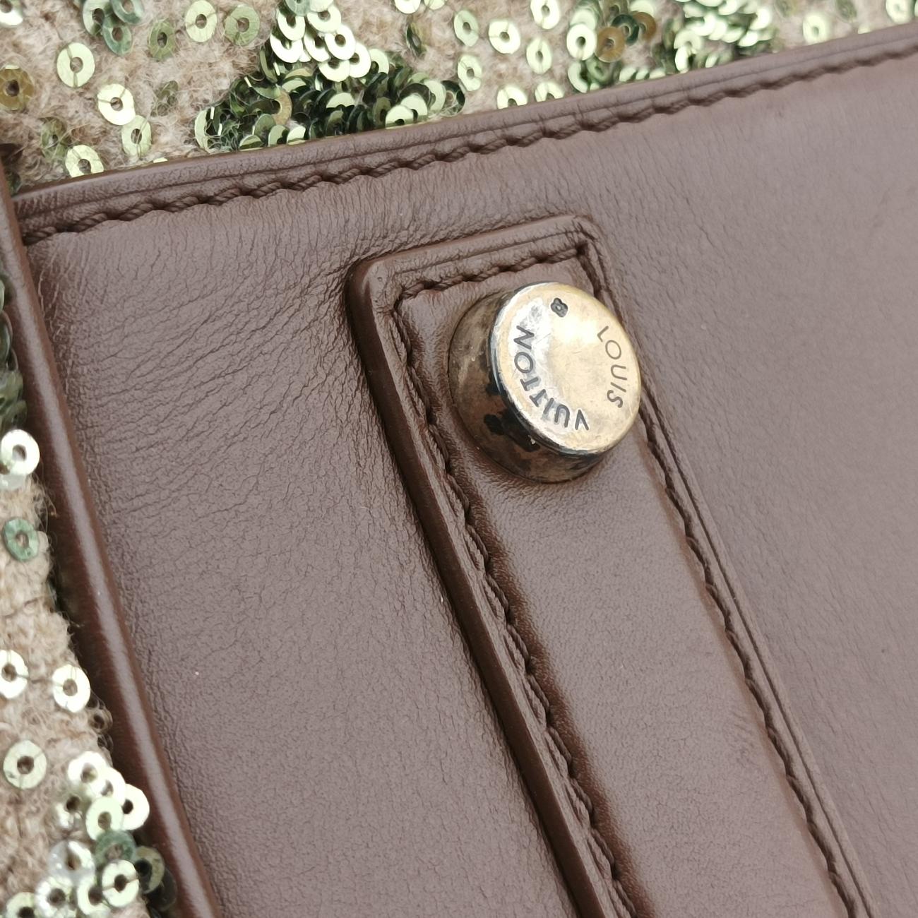 Monogram Sunshine Express Speedy 30 Brown×multicolor Leather x Sequins M40799 FO2152モノグラムサンシャインエクスプレス スピーディ30 ブラウン×マルチカラー レザー×スパンコール M40799 FO2152