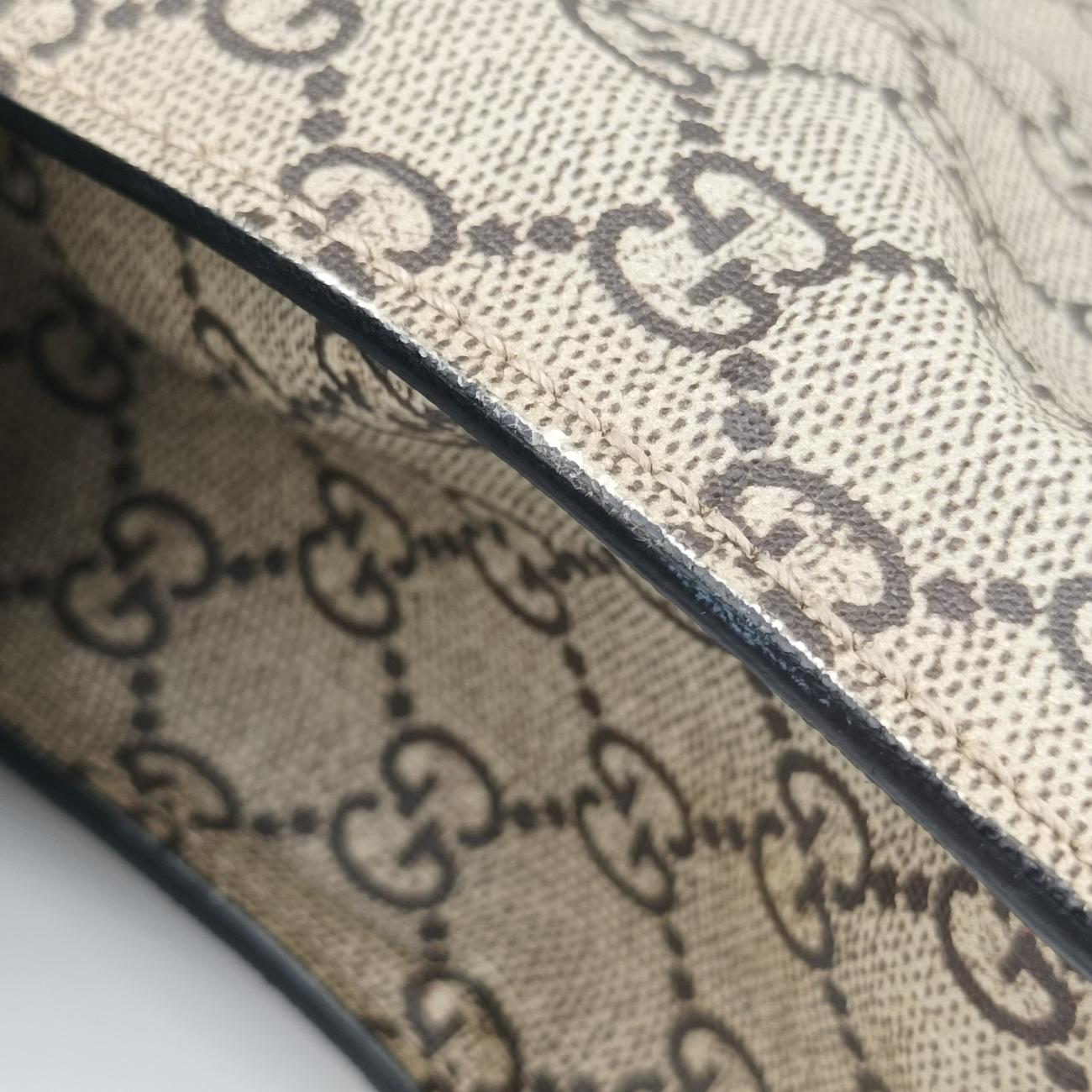 GG Supreme Bee Brown×Multicolour PVC coated canvas 450950 C020713159GGスプリーム ビー ブラウン×マルチカラー PVCコーティングキャンバス 450950 C020713159