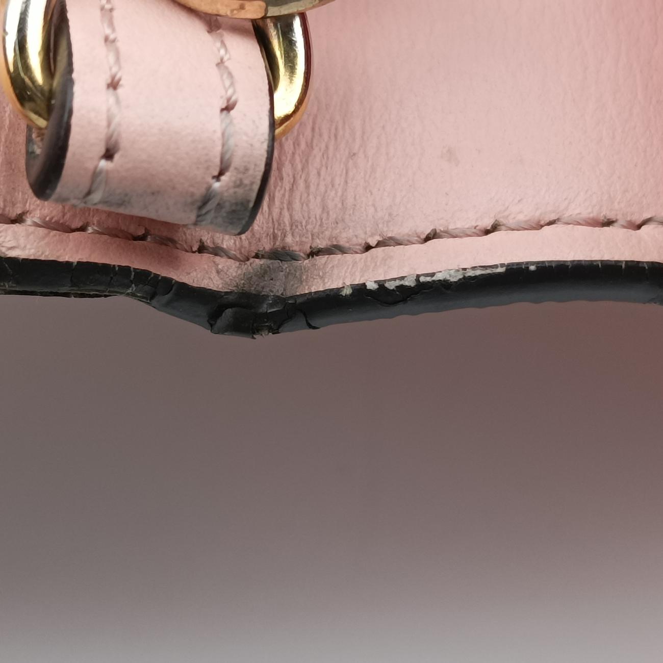 Paloma Clutch Pink×Yellow Leather パロマクラッチ ピンク×イエロー レザー 