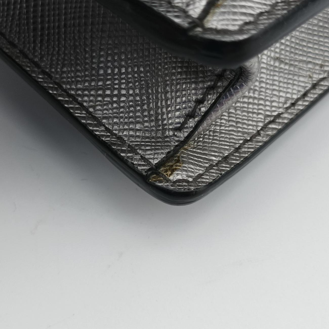 Sound Lock Silver SAFFIANO Leather BT1037 25サウンドロック シルバー サフィアーノレザー BT1037 25