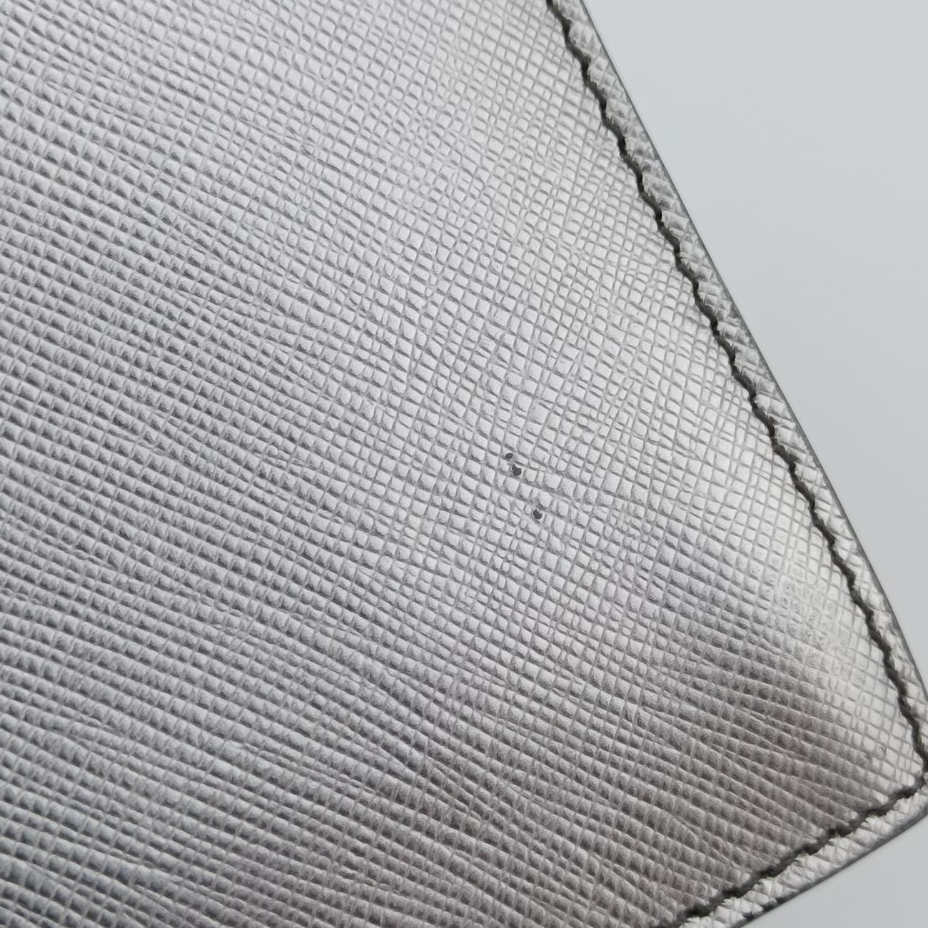 Sound Lock Silver SAFFIANO Leather BT1037 25サウンドロック シルバー サフィアーノレザー BT1037 25