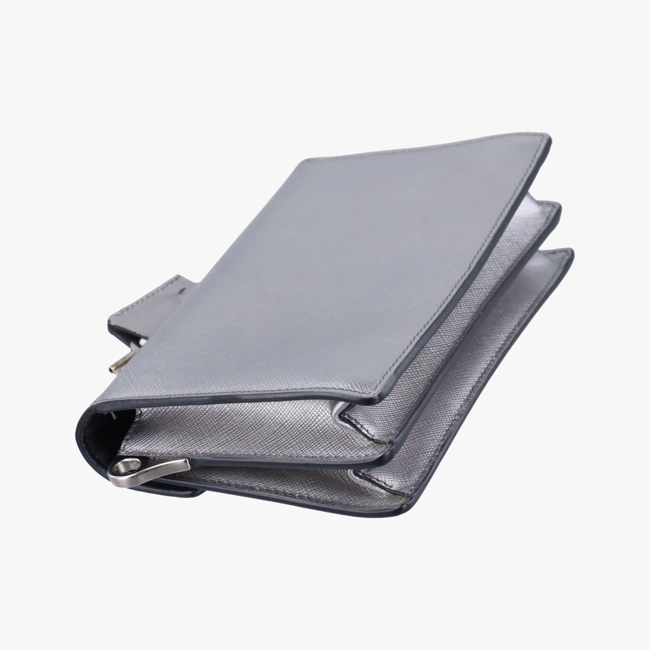 Sound Lock Silver SAFFIANO Leather BT1037 25サウンドロック シルバー サフィアーノレザー BT1037 25