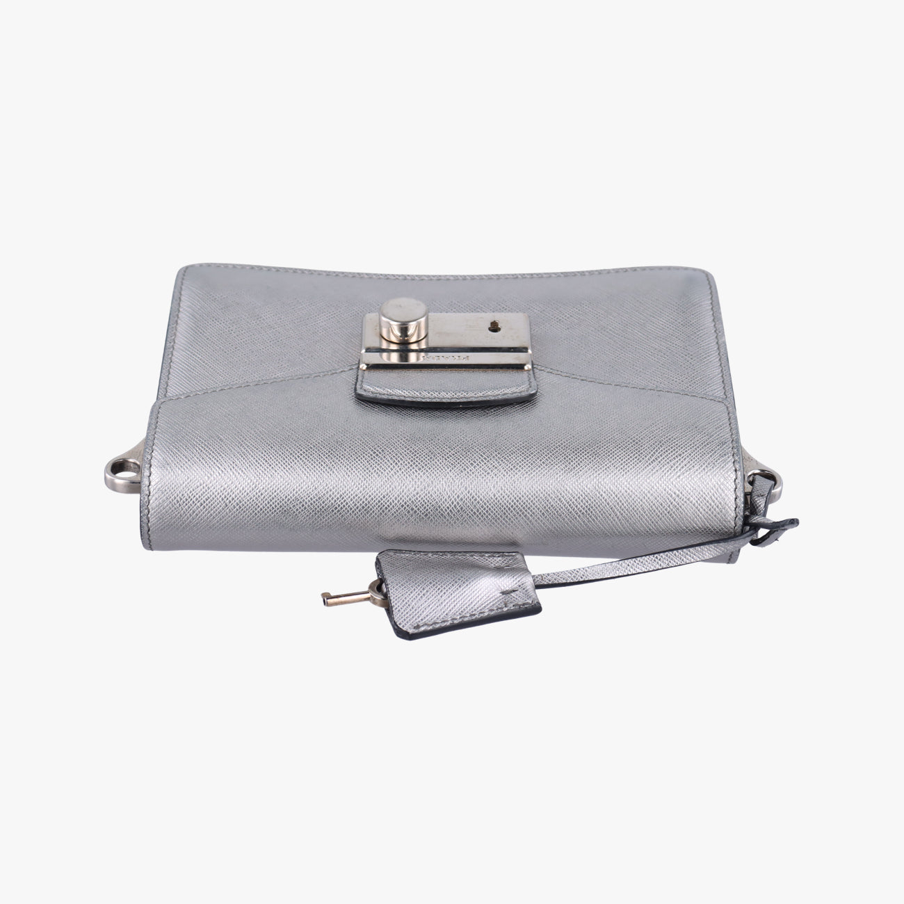 Sound Lock Silver SAFFIANO Leather BT1037 25サウンドロック シルバー サフィアーノレザー BT1037 25