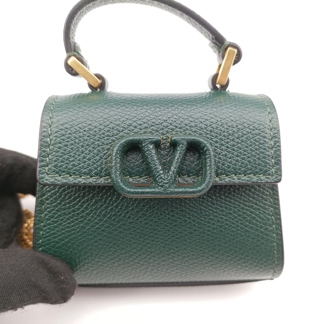 Vsling Green Leather Vスリング グリーン レザー 