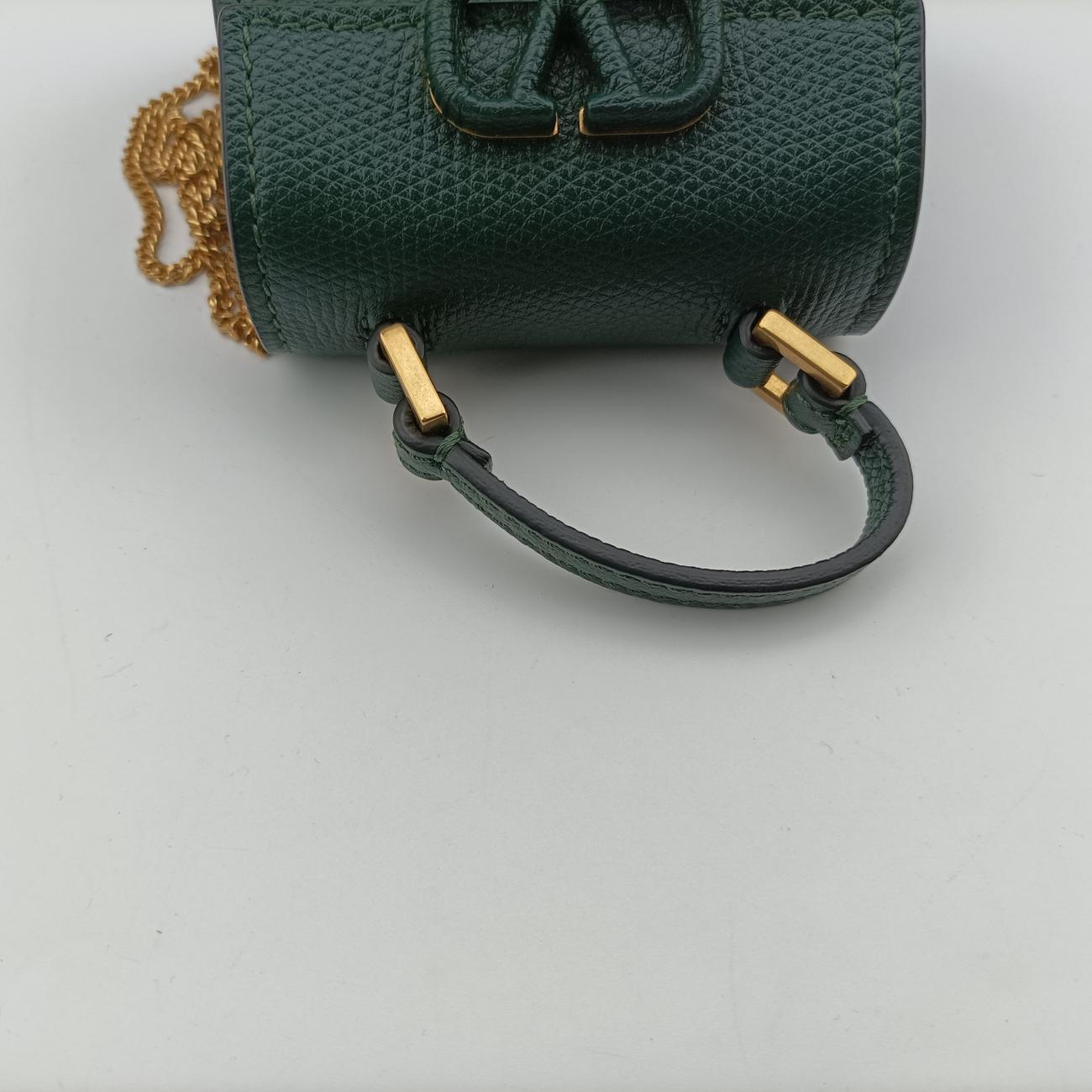 Vsling Green Leather Vスリング グリーン レザー 