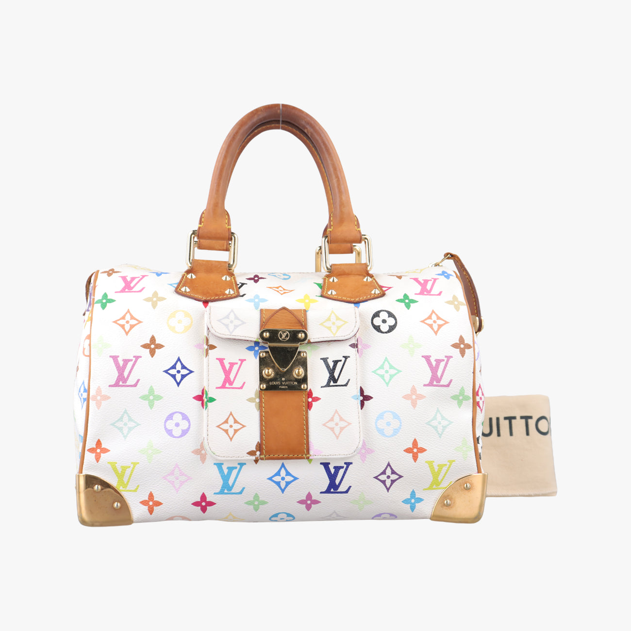 Speedy 30 white Monogram Multicolor M92643 Lot number unknownスピーディ30 ブロン モノグラム マルチカラー M92643 製番不明