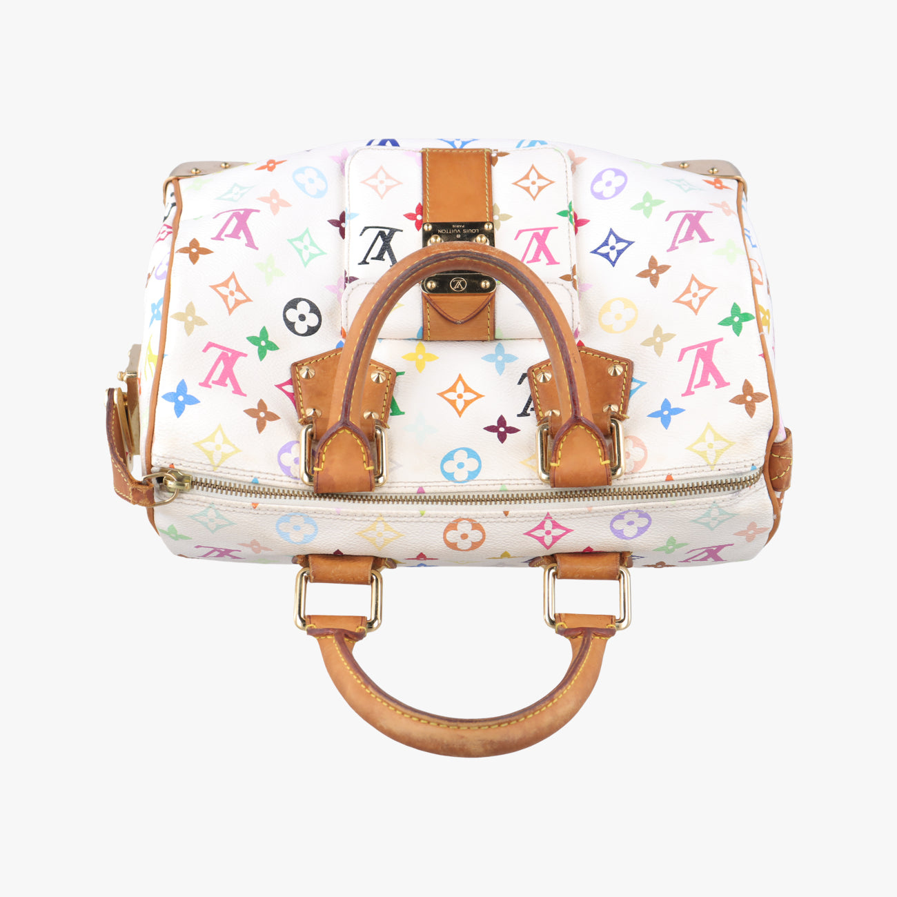 Speedy 30 white Monogram Multicolor M92643 Lot number unknownスピーディ30 ブロン モノグラム マルチカラー M92643 製番不明