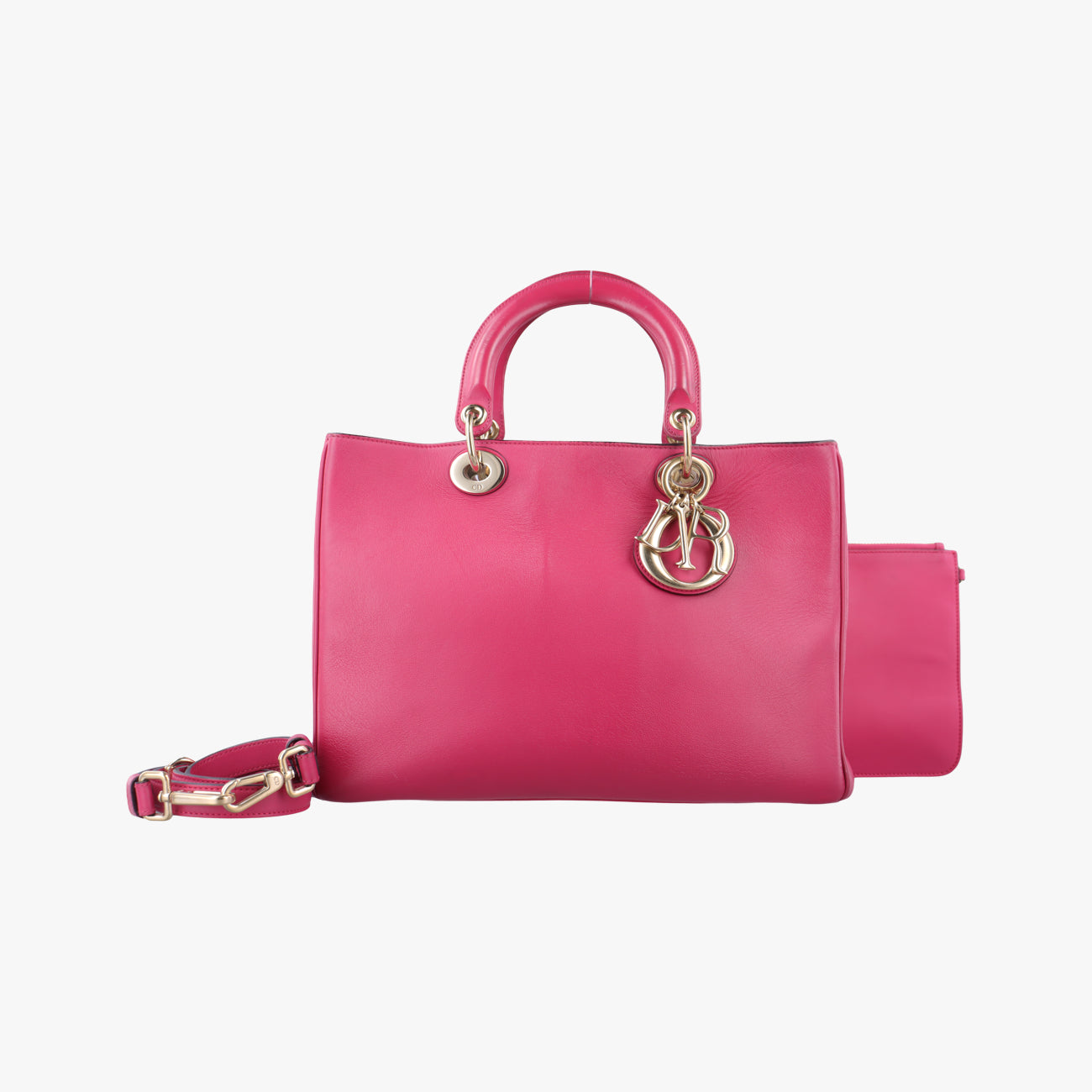 Diorissimo Pink Leather 29-MA-0164ディオリッシモ ピンク レザー 29-MA-0164