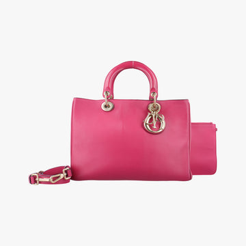 Diorissimo Pink Leather 29-MA-0164ディオリッシモ ピンク レザー 29-MA-0164