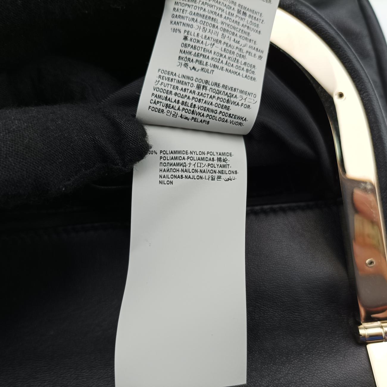 Floral decoration Black×Multicolour Leather CLG980537304792花飾り ブラック×マルチカラー レザー CLG980537304792