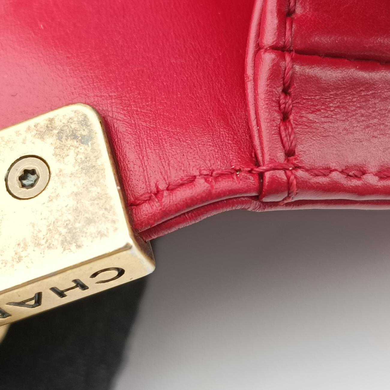 BOY CHANEL Red Leather A66712 15636981ボーイシャネル レッド レザー A66712 15636981