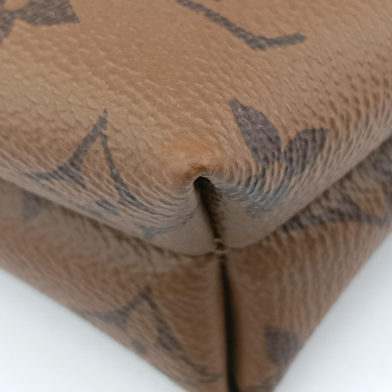 Pochette Kabuki Mask Brown×MARRON×FUCHSIA Monogram Reverse×Epi M43495 DU3127ポシェットカブキマスク モノグラム/ブラウン系×マロン×フューシャ モノグラムリバース×エピ M43495 DU3127