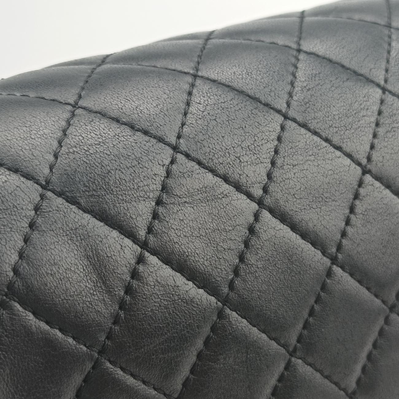 BOY CHANEL Black lambskin A67087 16107672ボーイシャネル ブラック ラムスキン A67087 16107672