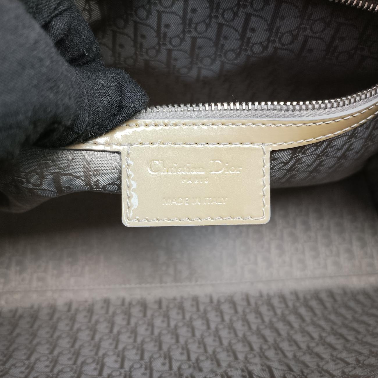 Lady Dior Yellow Patent 16-BO-1100 Aレディディオール ラージ イエロー パテント 16-BO-1100 A