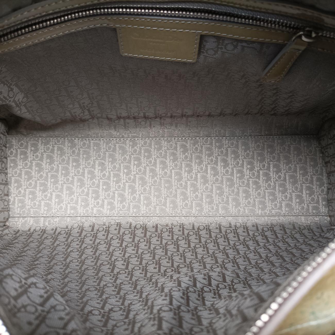 Lady Dior Yellow Patent 16-BO-1100 Aレディディオール ラージ イエロー パテント 16-BO-1100 A