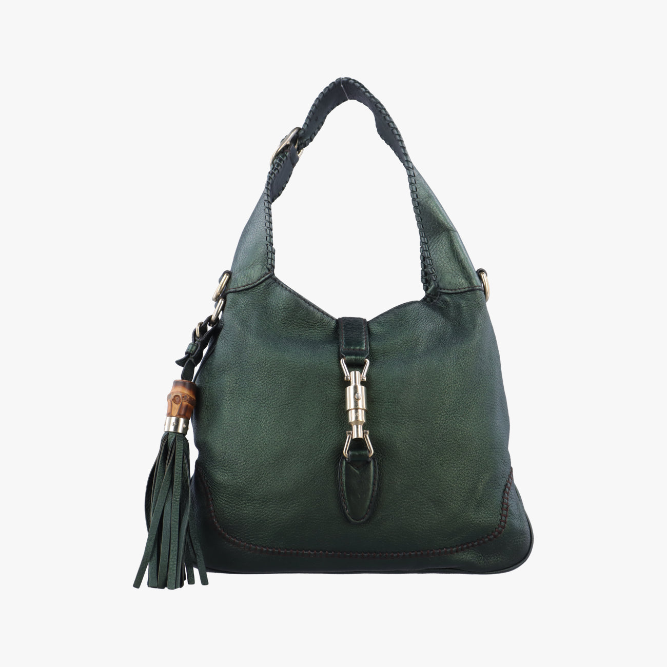 New Jackie Green Leather 219725 D4819153ニュージャッキー グリーン レザー 219725 D4819153