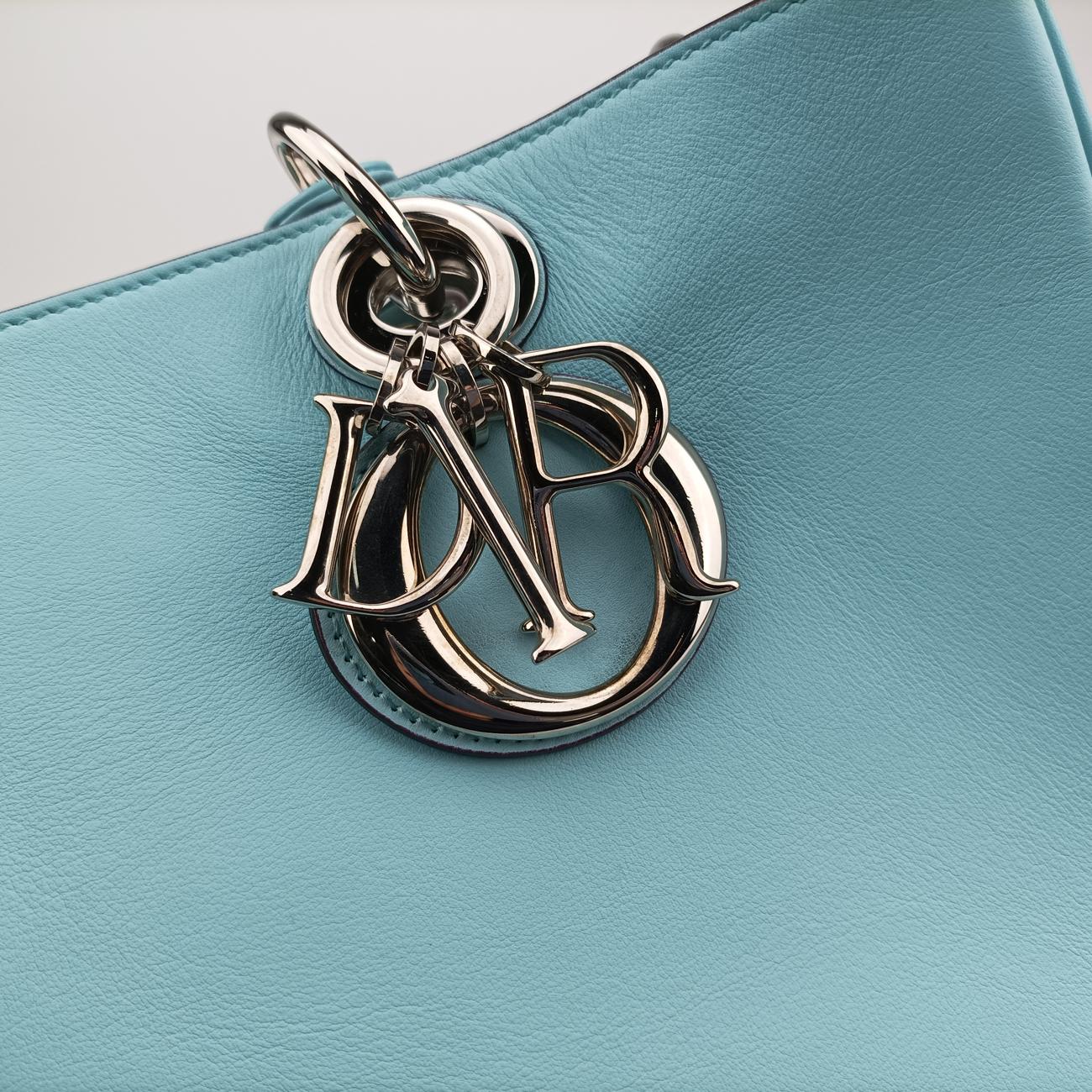 Diorissimo Blue Leather 29-MA-0184ディオリッシモ ブルー レザー 29-MA-0184