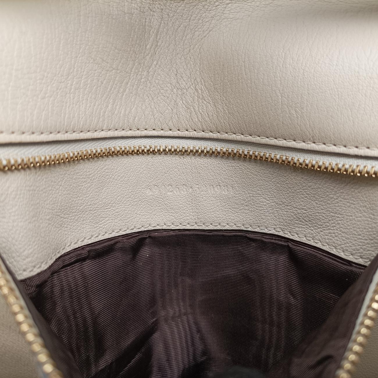 Blondie Chain White Leather 699268 A038550586ブロンディ チェーン ホワイト レザー 699268 A038550586