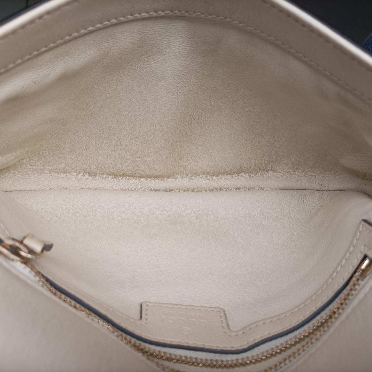 Blondie Chain White Leather 699268 A038550586ブロンディ チェーン ホワイト レザー 699268 A038550586