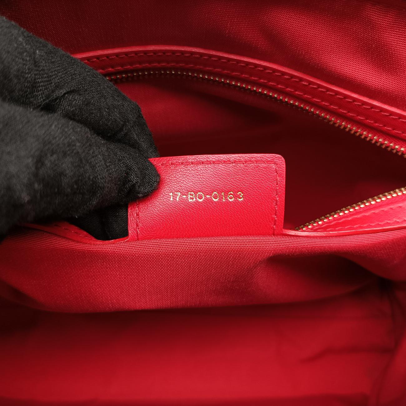 Dior Soft Red lambskin 17-BO-0163ディオールソフト レッド ラムスキン 17-BO-0163
