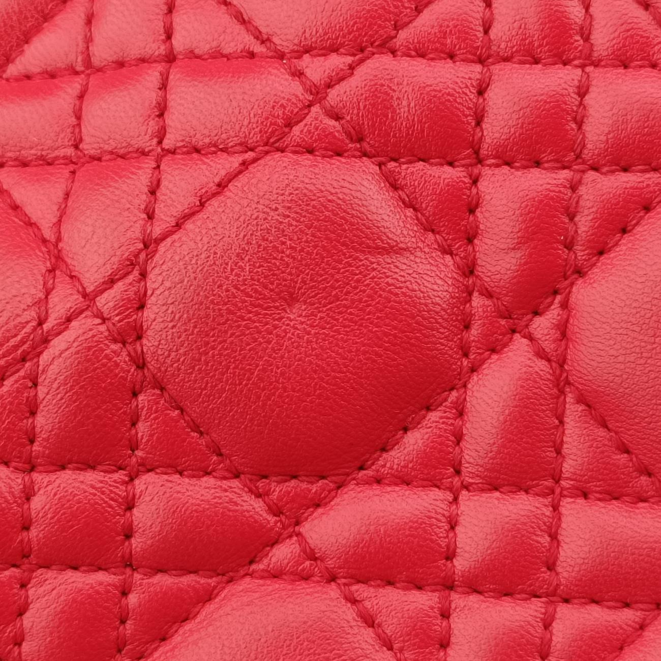 Dior Soft Red lambskin 17-BO-0163ディオールソフト レッド ラムスキン 17-BO-0163