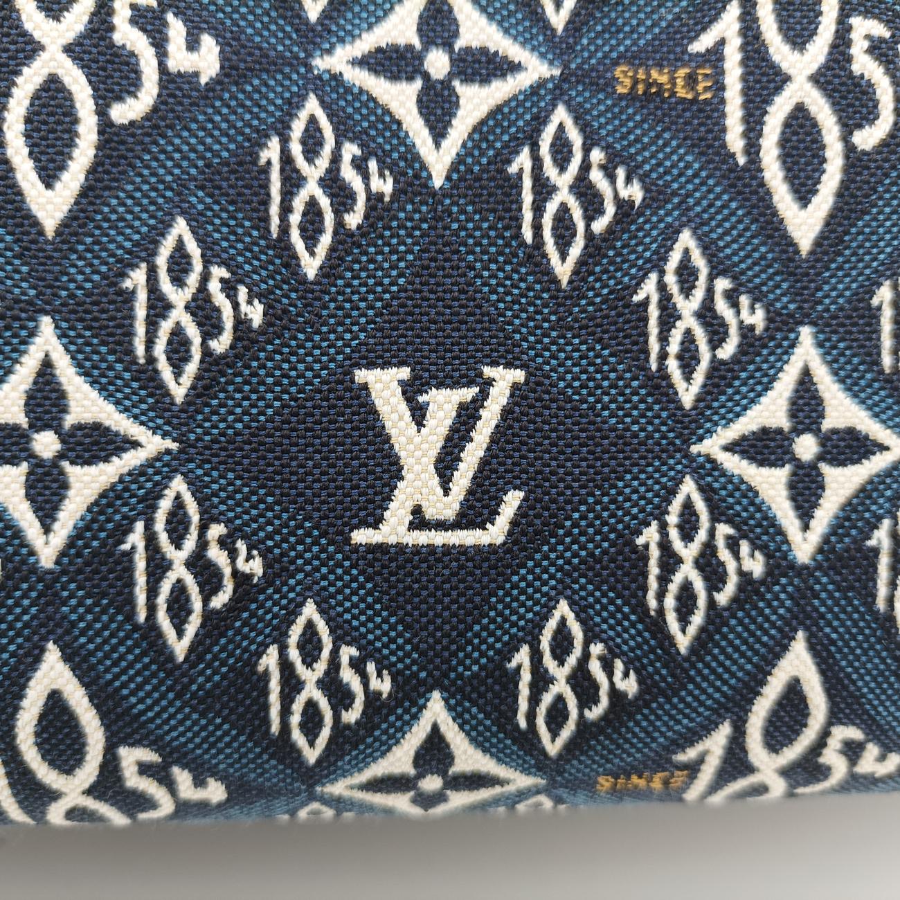 On the Go 1854 MM Navy×White×Beige monogram jacquard M57396 FL4270オンザゴー1854 MM ネイビー×ホワイト×ベージュ モノグラム ジャガード M57396 FL4270