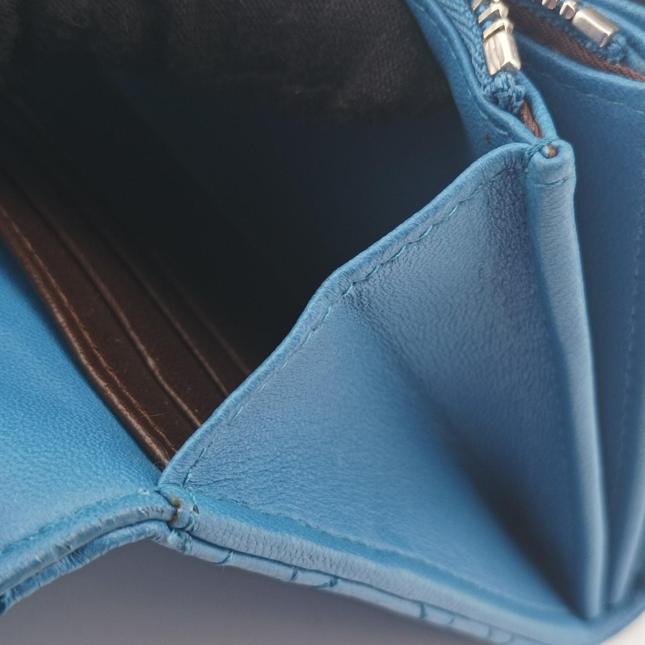 Miss Dior Cannage Blue lambskin 26-MA-0164ミス ディオール カナージュ ブルー ラムスキン 26-MA-0164