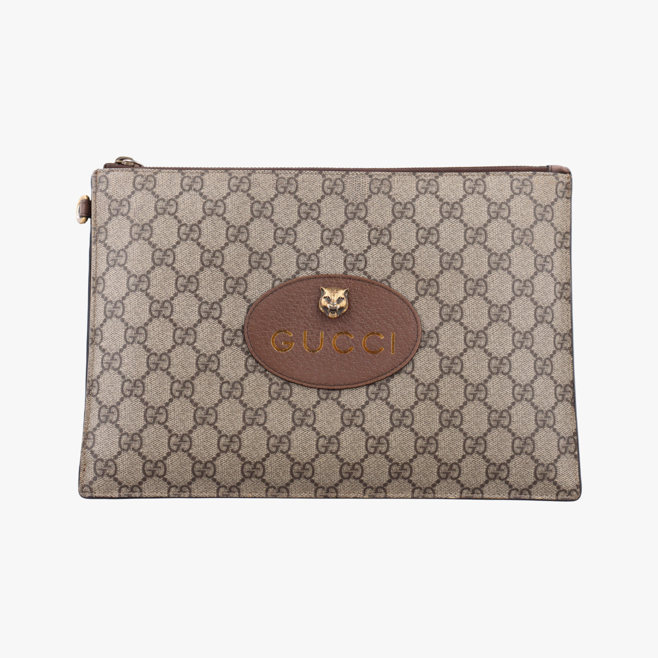 GG Supreme Brown PVC coated canvas 473956 GGスプリーム ブラウン PVCコーティングキャンバス 473956 