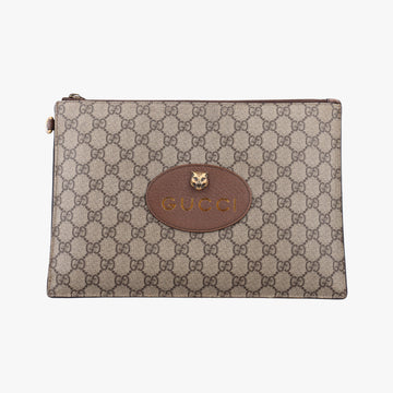 GG Supreme Brown PVC coated canvas 473956 GGスプリーム ブラウン PVCコーティングキャンバス 473956 