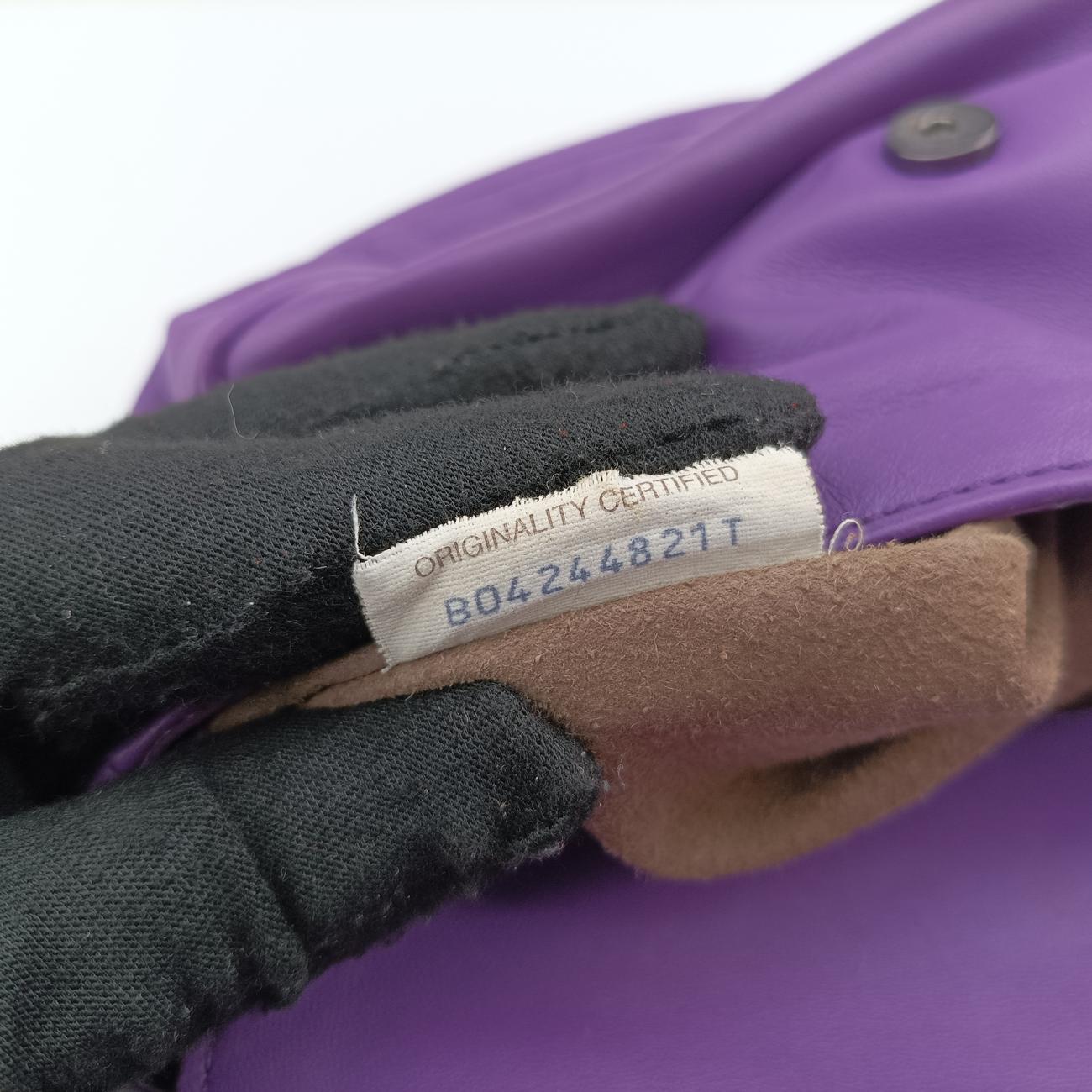 Intrecciato Purple lambskin B04244821Tイントレチャート パープル ラムスキン B04244821T