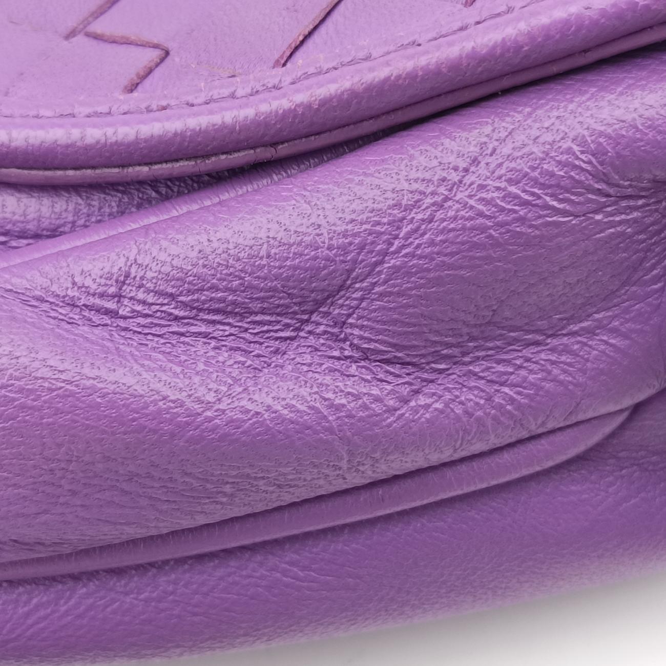 Intrecciato Purple lambskin B04244821Tイントレチャート パープル ラムスキン B04244821T