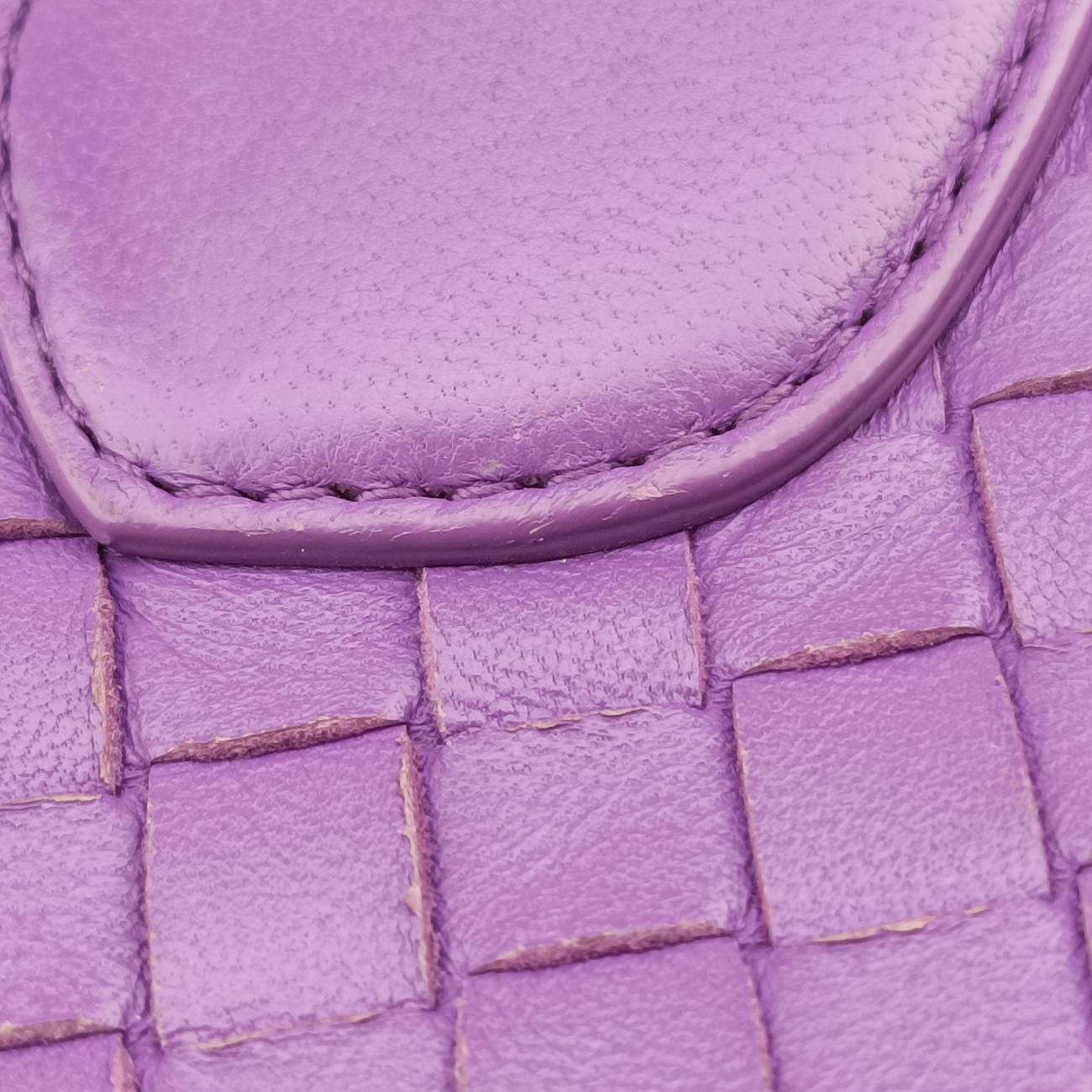 Intrecciato Purple lambskin B04244821Tイントレチャート パープル ラムスキン B04244821T