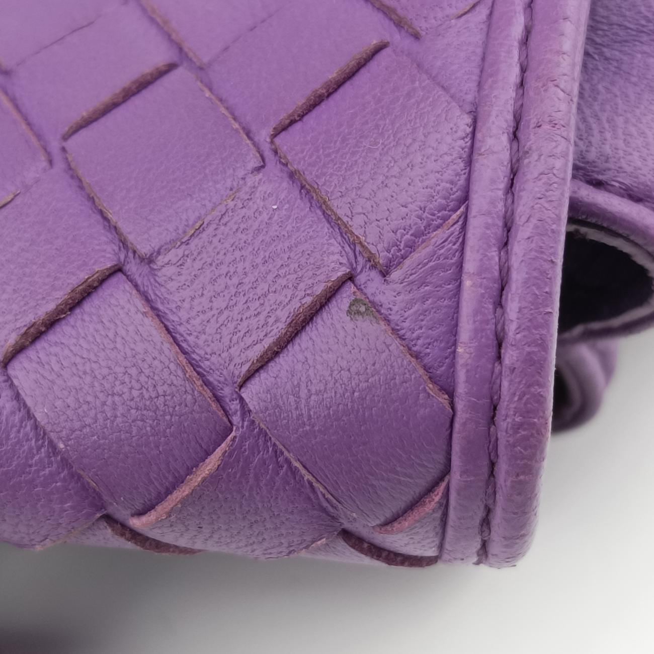 Intrecciato Purple lambskin B04244821Tイントレチャート パープル ラムスキン B04244821T