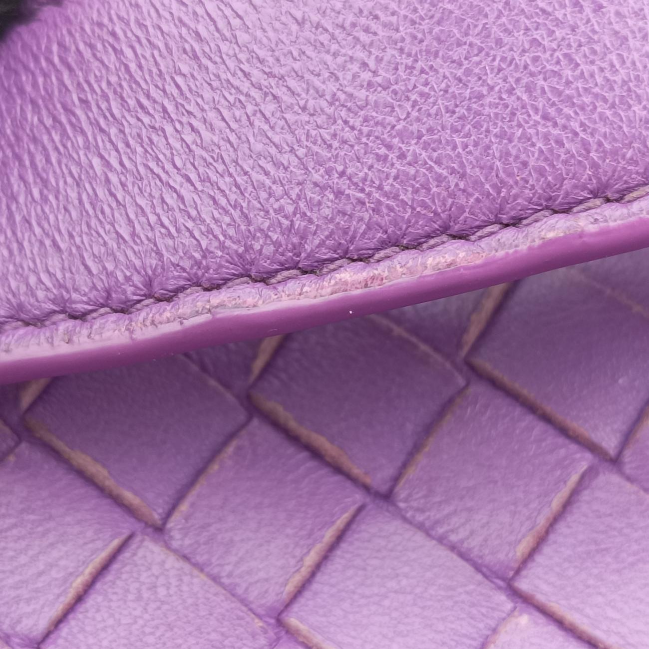 Intrecciato Purple lambskin B04244821Tイントレチャート パープル ラムスキン B04244821T