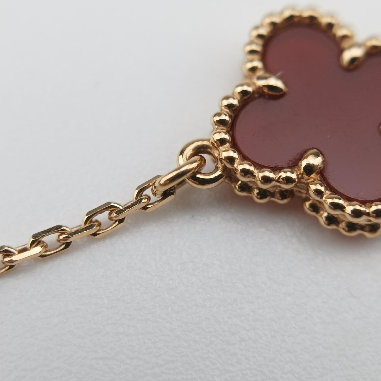 Sweet Alhambra Red×Golden AU750 ARN59K00 JE466525スウィートアルハンブラ レッド×ゴールド AU750 ARN59K00 JE466525