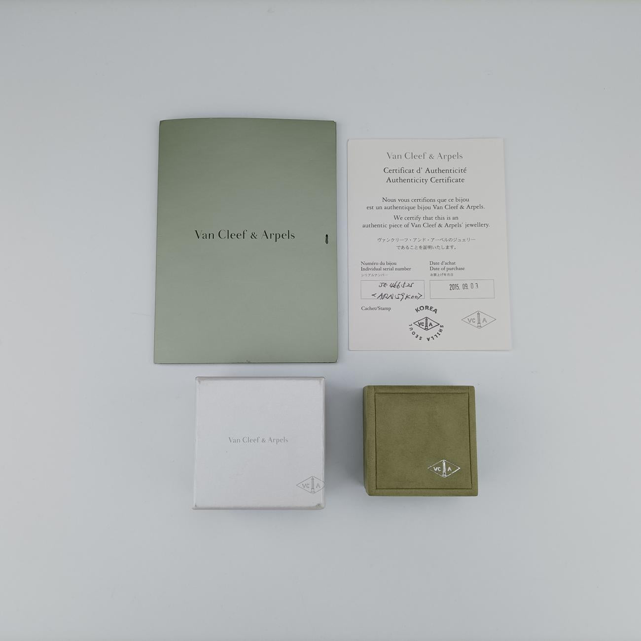 Sweet Alhambra Red×Golden AU750 ARN59K00 JE466525スウィートアルハンブラ レッド×ゴールド AU750 ARN59K00 JE466525