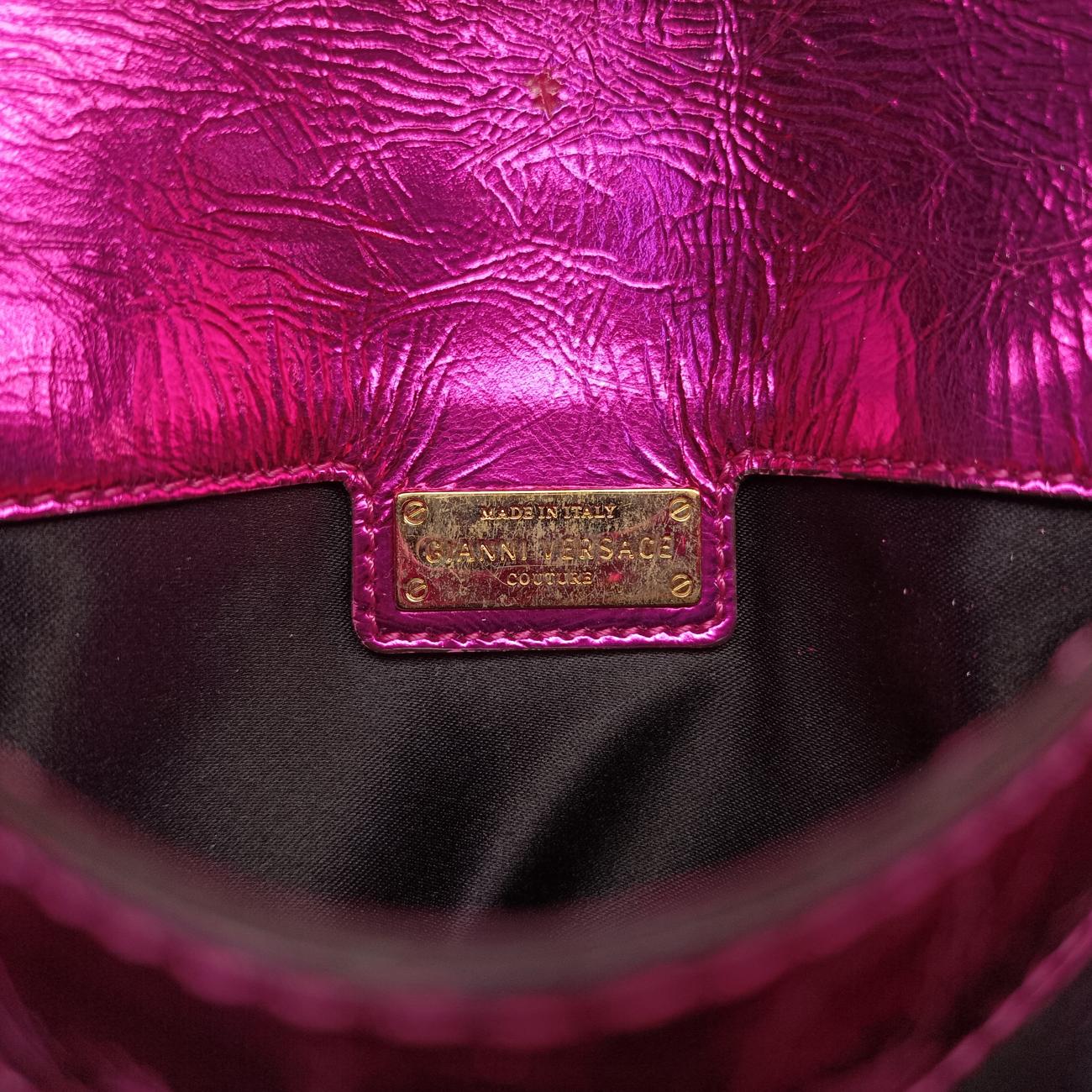 Gianni Versace Pink Leather ジャンニ ヴェルサーチ ピンク レザー 