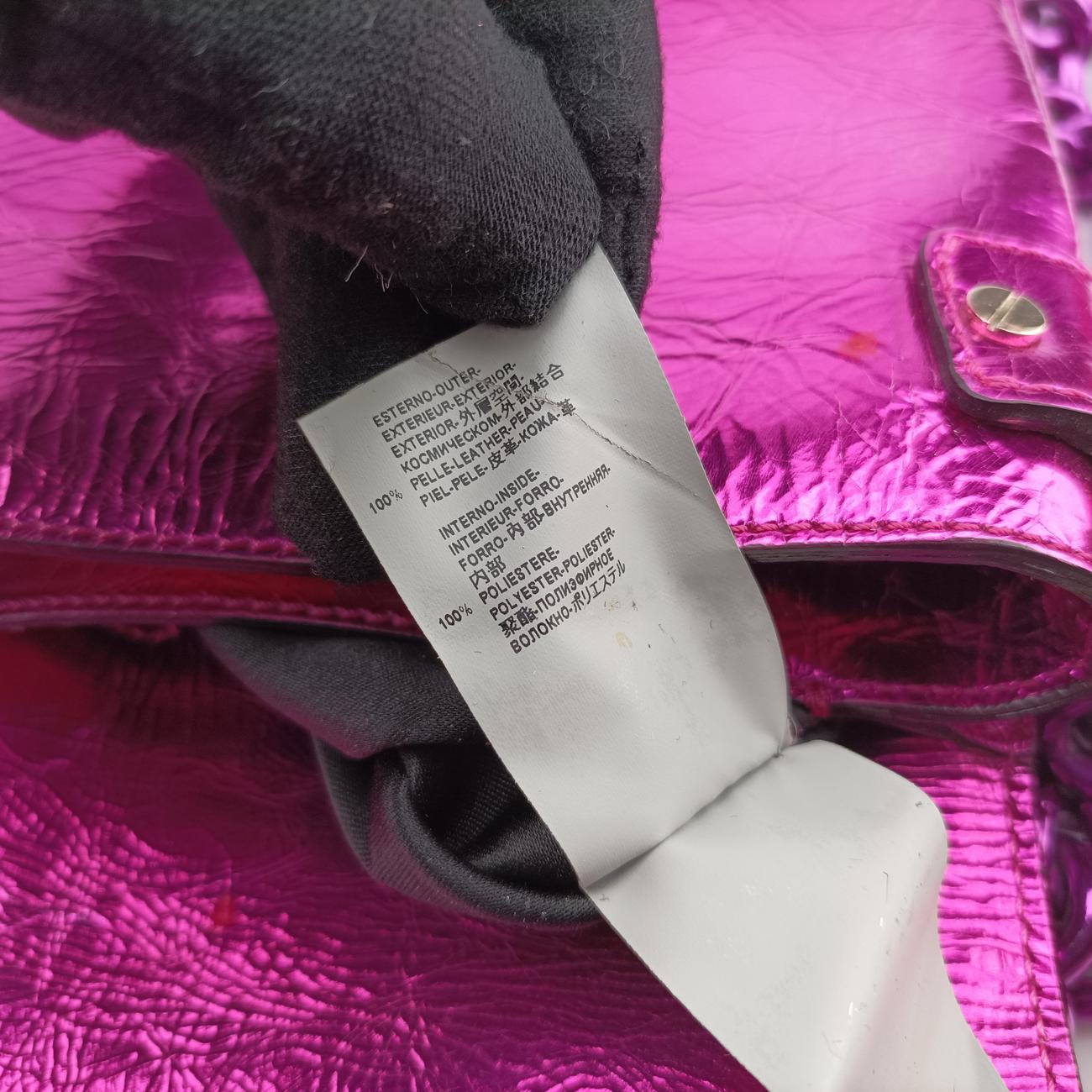 Gianni Versace Pink Leather ジャンニ ヴェルサーチ ピンク レザー 