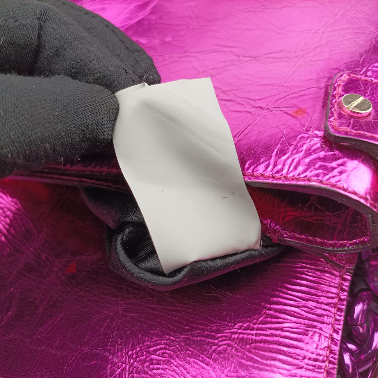 Gianni Versace Pink Leather ジャンニ ヴェルサーチ ピンク レザー 