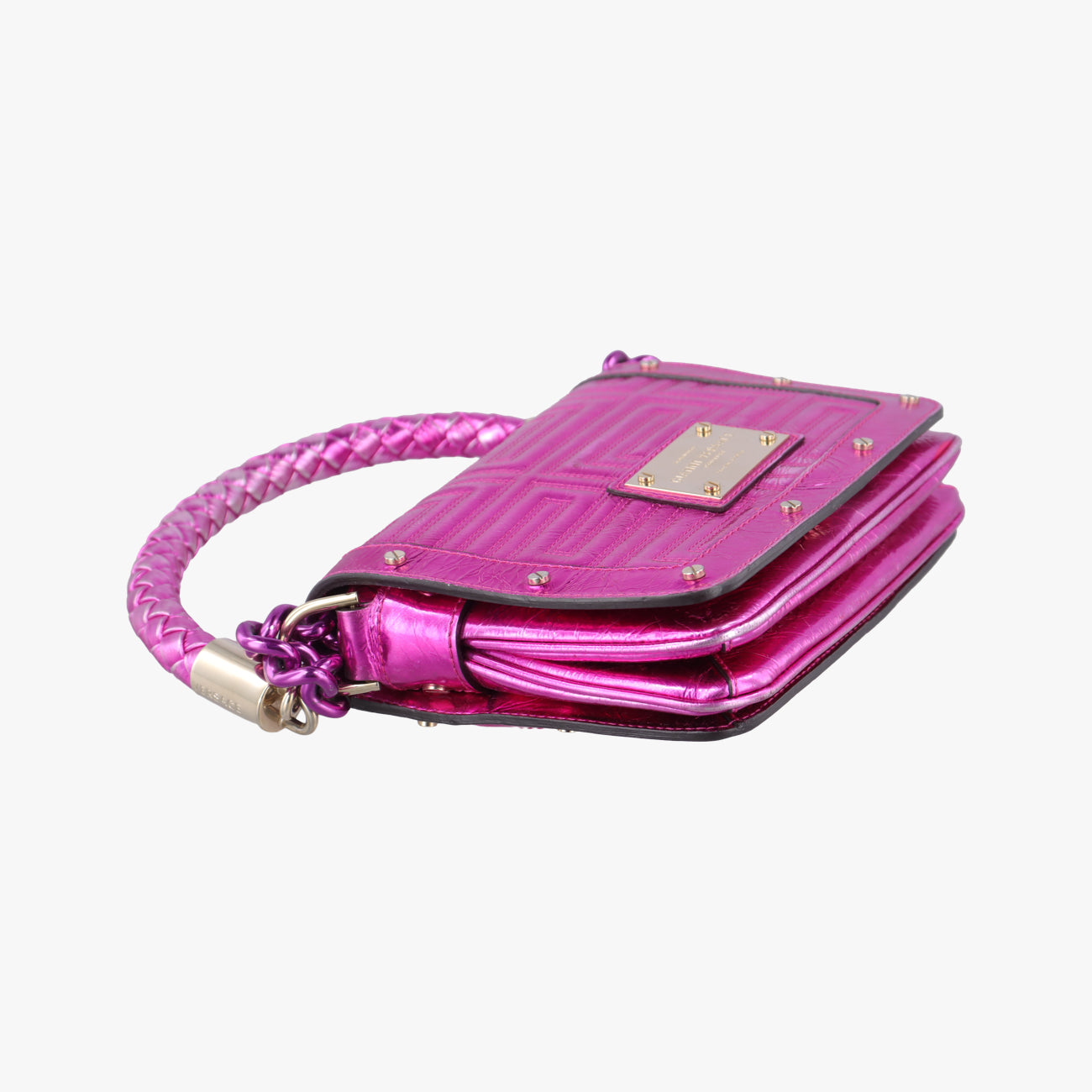 Gianni Versace Pink Leather ジャンニ ヴェルサーチ ピンク レザー 