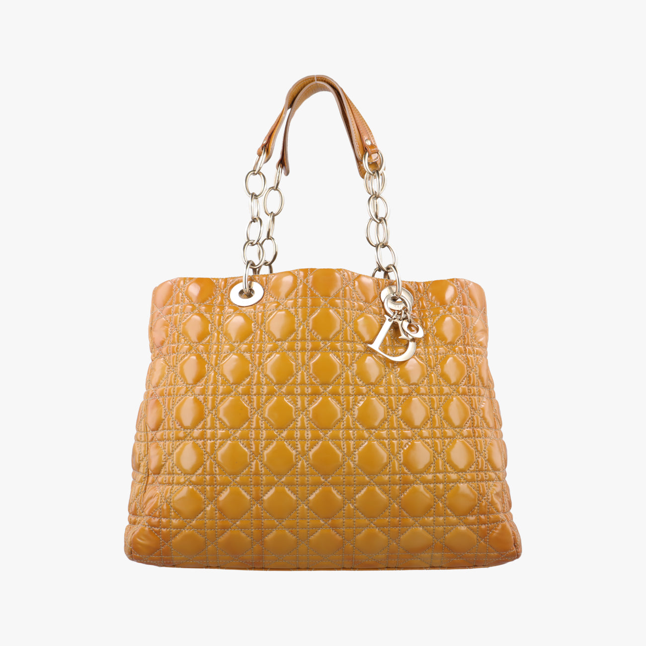 Cannage Dior Soft Yellow Patent 01-RU-1120ディオールソフト イエロー パテント 01-RU-1120