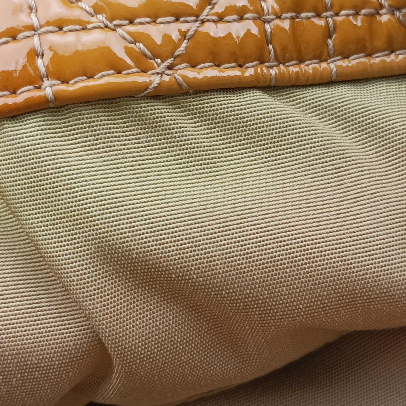 Cannage Dior Soft Yellow Patent 01-RU-1120ディオールソフト イエロー パテント 01-RU-1120