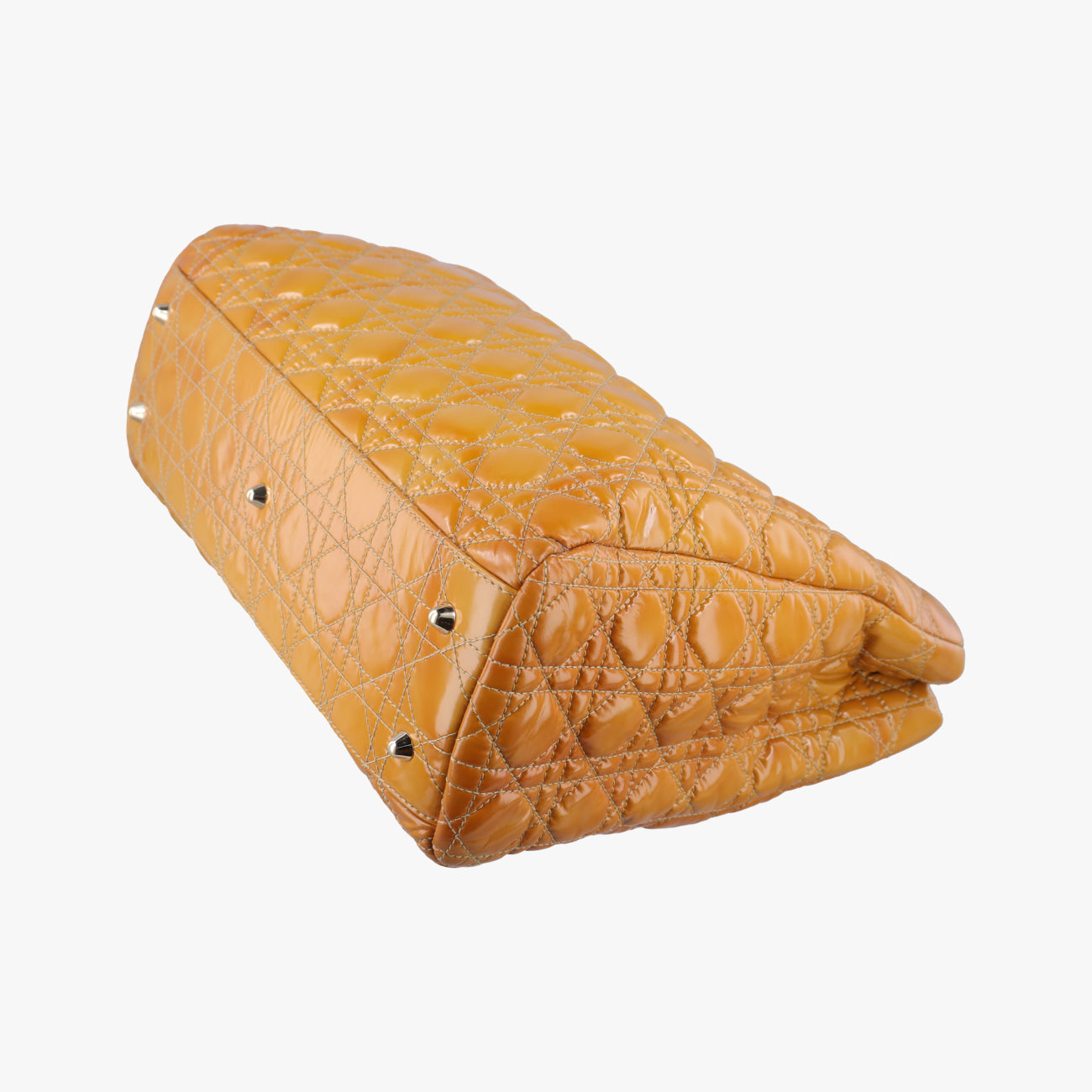 Cannage Dior Soft Yellow Patent 01-RU-1120ディオールソフト イエロー パテント 01-RU-1120