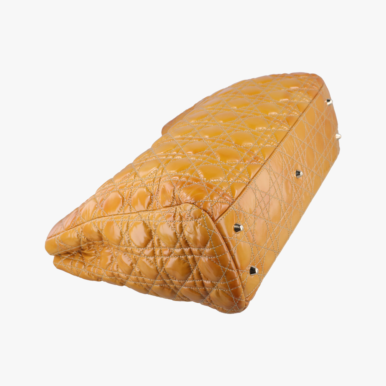 Cannage Dior Soft Yellow Patent 01-RU-1120ディオールソフト イエロー パテント 01-RU-1120